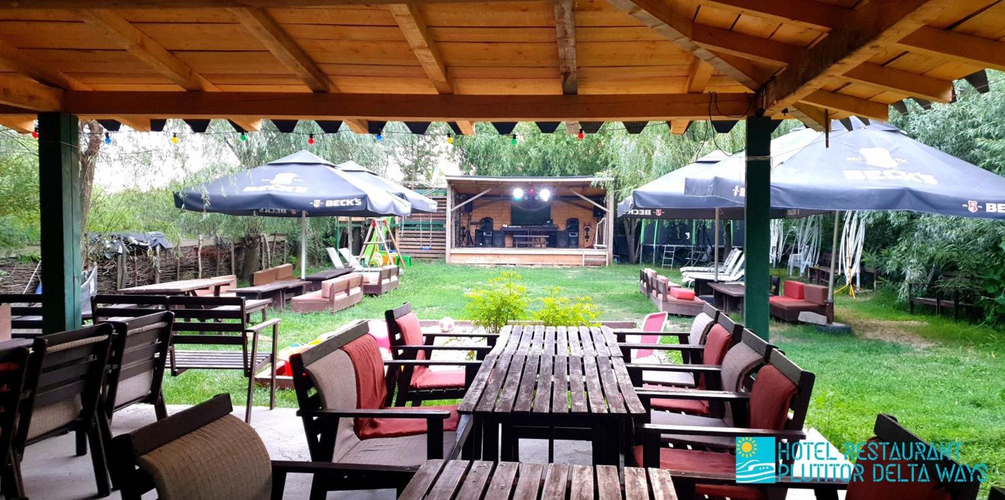 Hotel Restaurant Plutitor Delta Ways Nufaru Exterior foto